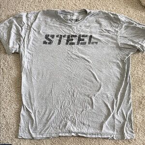 Gray Men's Short Sleeve Tee